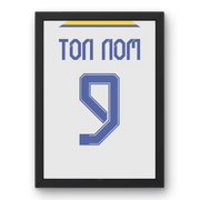 Affiche Real Madrid Domicile 2021-2022 – Affiche encadrée personnalisée - Cadre Perso