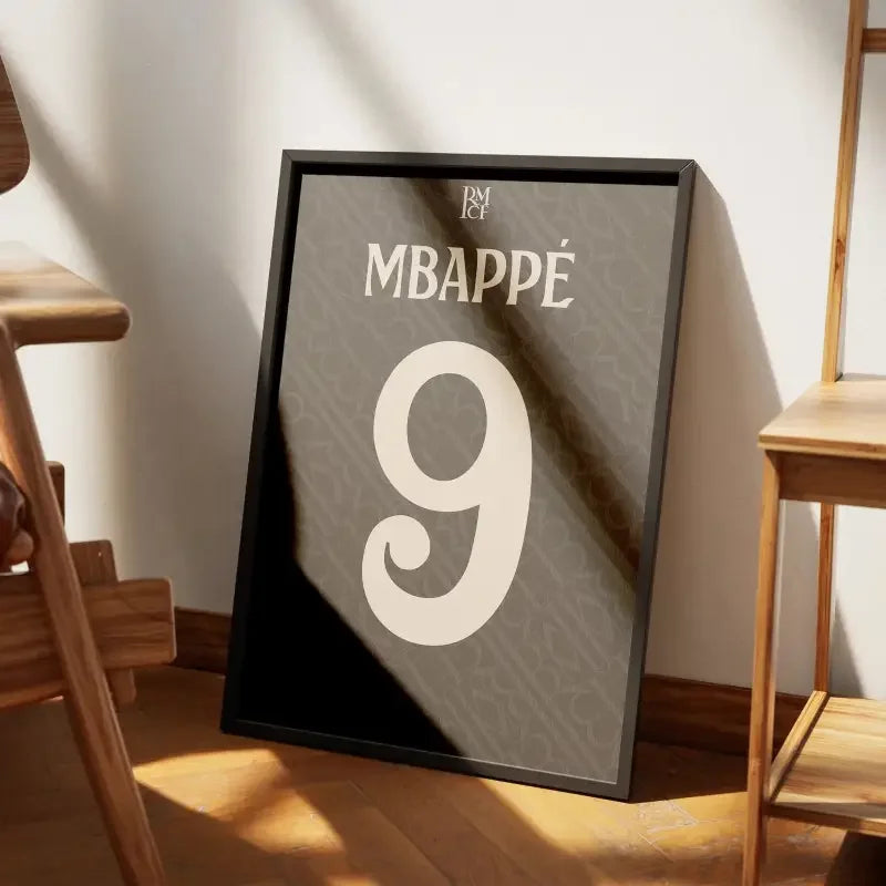 Affiche Real Madrid Third 2024-2025 – Affiche encadrée personnalisée - Cadre Perso