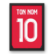 Affiche Rennes Domicile 2023-2024 – Affiche encadrée personnalisée - Cadre Perso