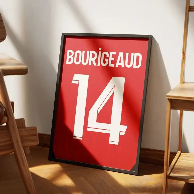 Affiche Rennes Domicile 2023-2024 – Affiche encadrée personnalisée - Cadre Perso