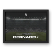 Affiche Santiago Bernabéu | L'Emblème du Real Madrid – Affiche encadrée personnalisée - Cadre Perso