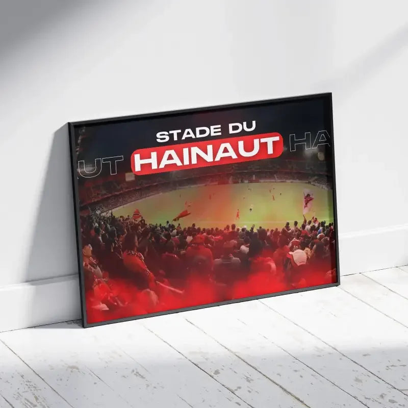Affiche Stade du Hainaut - L'âme de Valenciennes – Affiche encadrée personnalisée - Cadre Perso