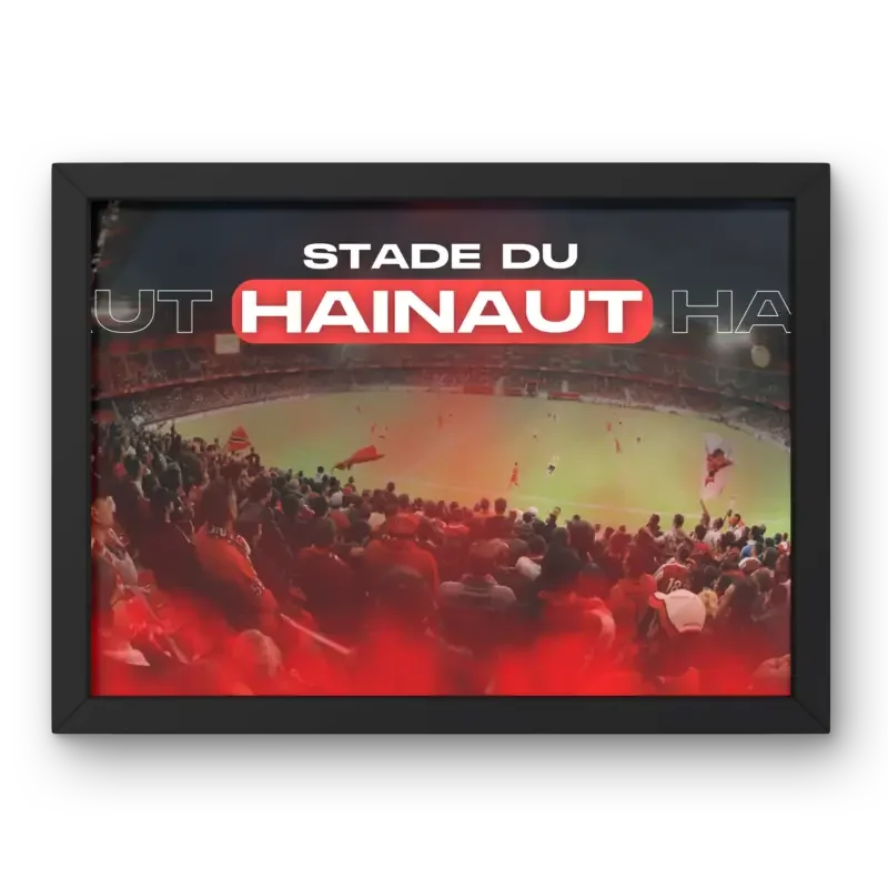 Affiche Stade du Hainaut - L'âme de Valenciennes – Affiche encadrée personnalisée - Cadre Perso