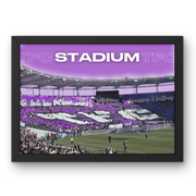 Affiche Stade du Toulouse FC - L'âme du Téfécé – Affiche encadrée personnalisée - Cadre Perso