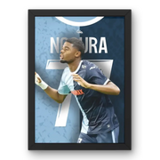 Affiche Steve Ngoura - L'Étoile Montante du Havre – Affiche encadrée personnalisée - Cadre Perso