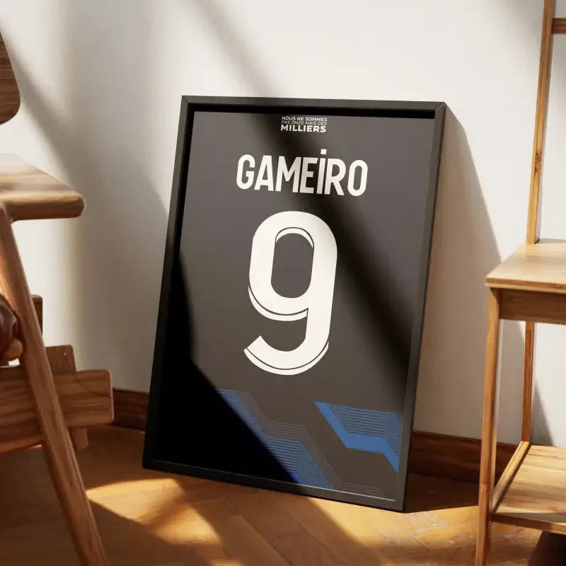 Affiche Strasbourg Third 2023-2024 – Affiche encadrée personnalisée - Cadre Perso