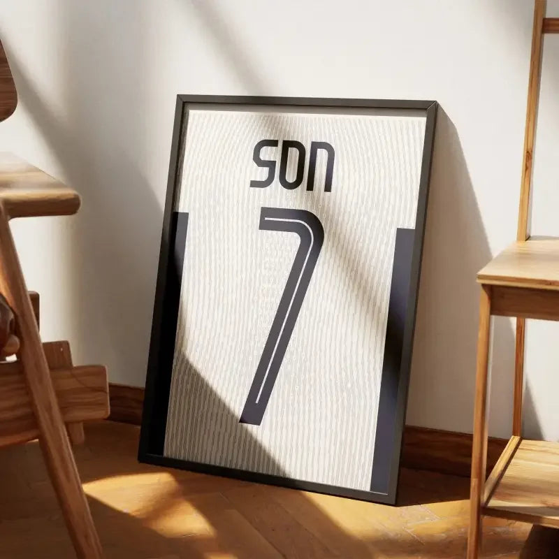 Affiche Tottenham Domicile 2024-2025 – Affiche encadrée personnalisée - Cadre Perso