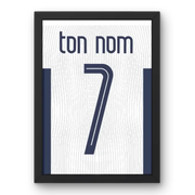 Affiche Tottenham Domicile 2024-2025 – Affiche encadrée personnalisée - Cadre Perso
