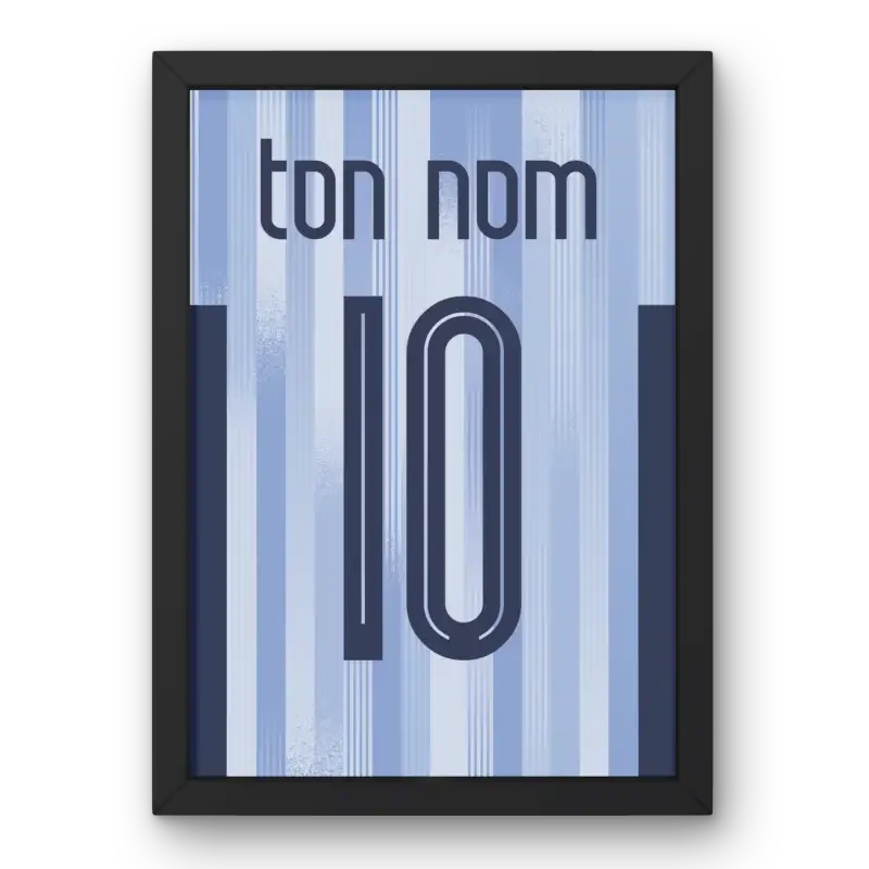 Affiche Tottenham Extérieur 2024-2025 – Affiche encadrée personnalisée - Cadre Perso