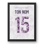 Affiche Toulouse Third 2024-2025 – Affiche encadrée personnalisée - Cadre Perso