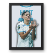 Affiche Amine Harit - OM – Affiche encadrée personnalisée - Cadre Perso